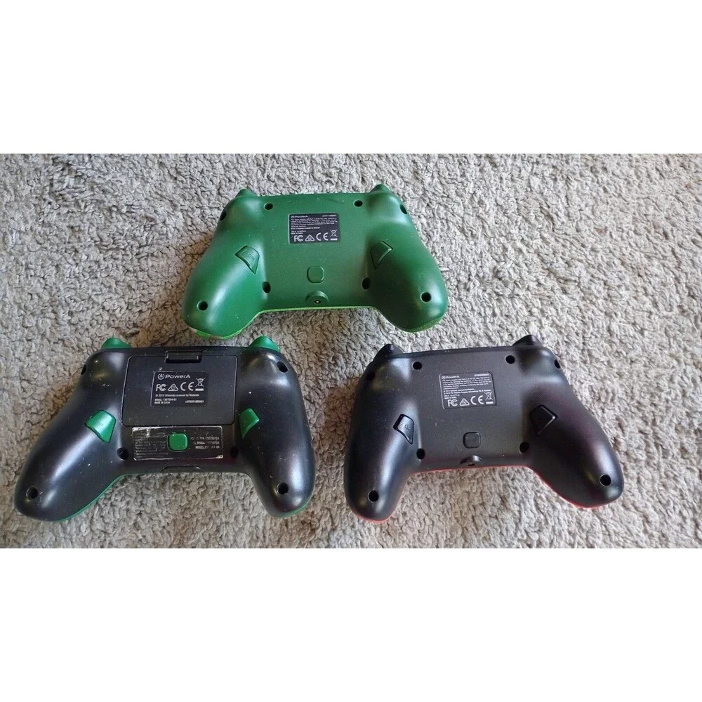 Lot Of 3 Nintendo Switch Controllers For Parts Only Zelda And Pikachu